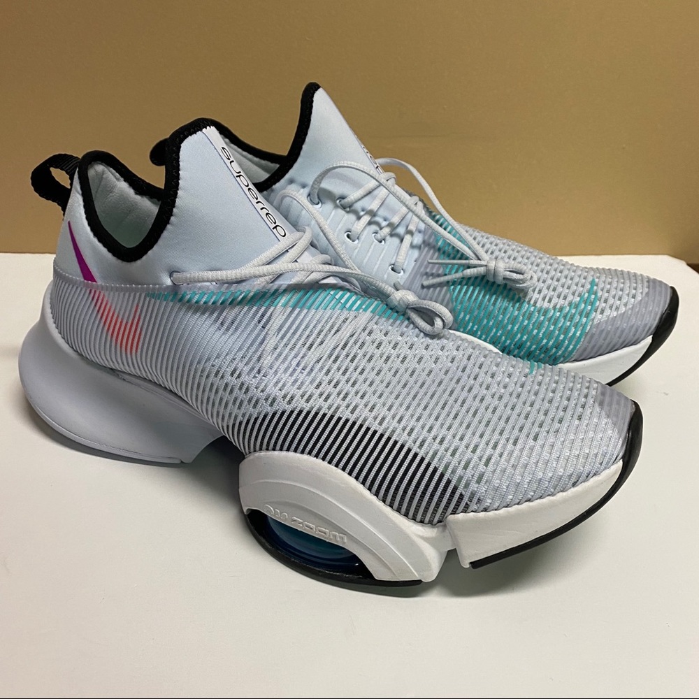 Nike Air Zoom SuperRep Grey Flash Crimson Women